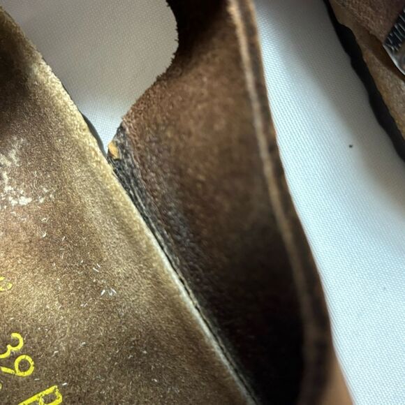 Birkenstock Arizona Birkibuc Mocha Sandals Women’s Sz 8 - Picture 10 of 14